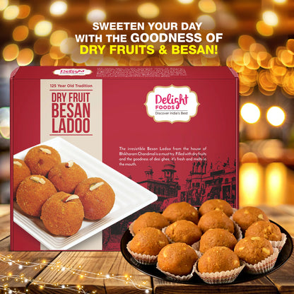 dry fruit besan ladoo