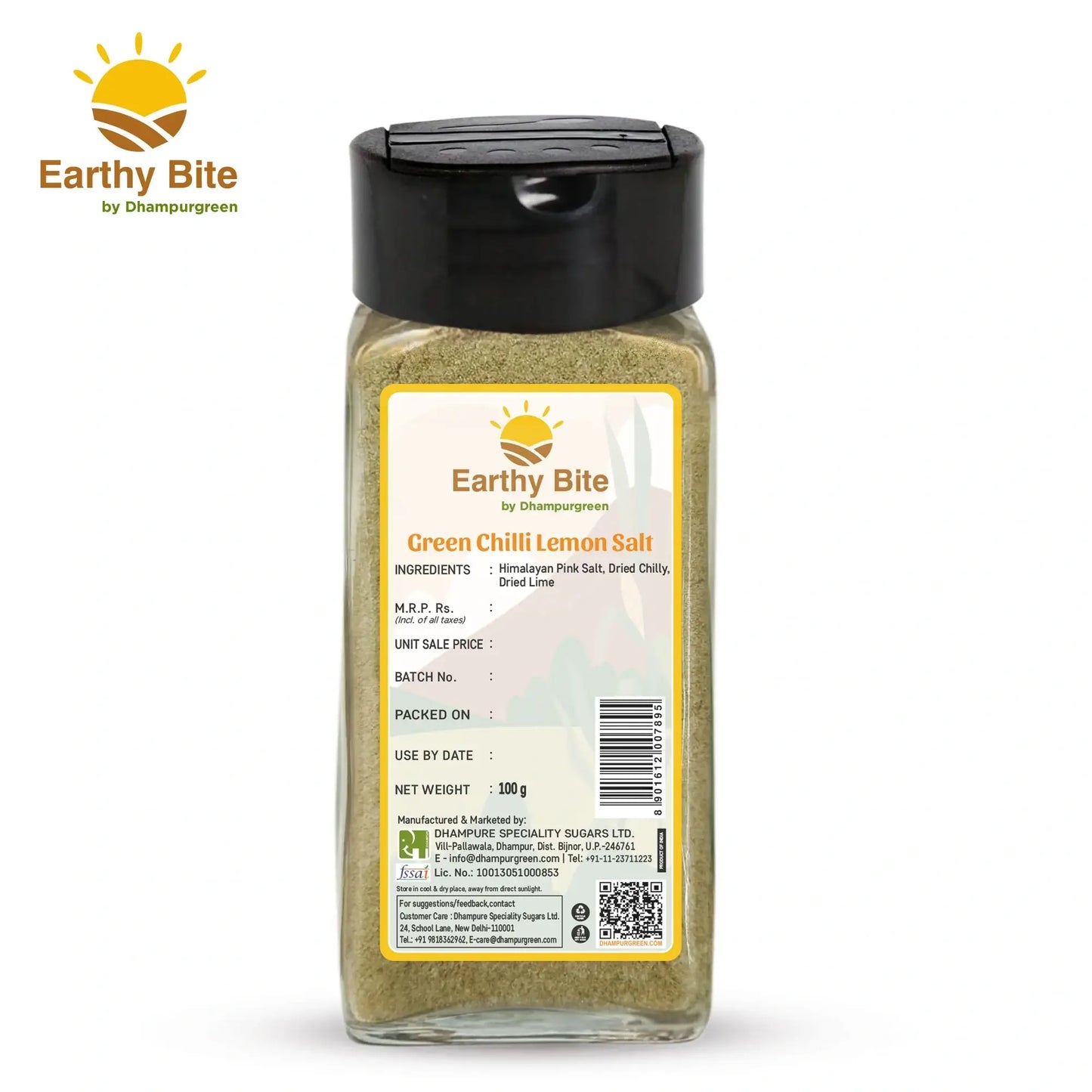 Green chilli lemon salt