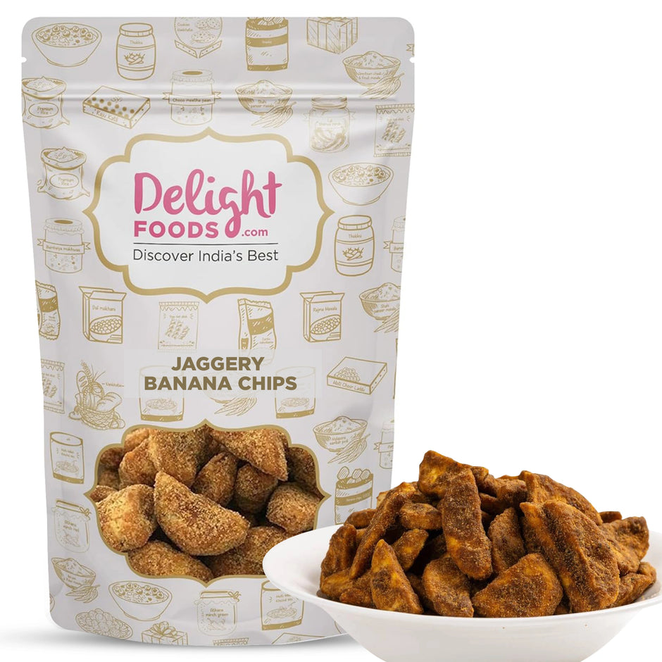 Jaggery banana chips