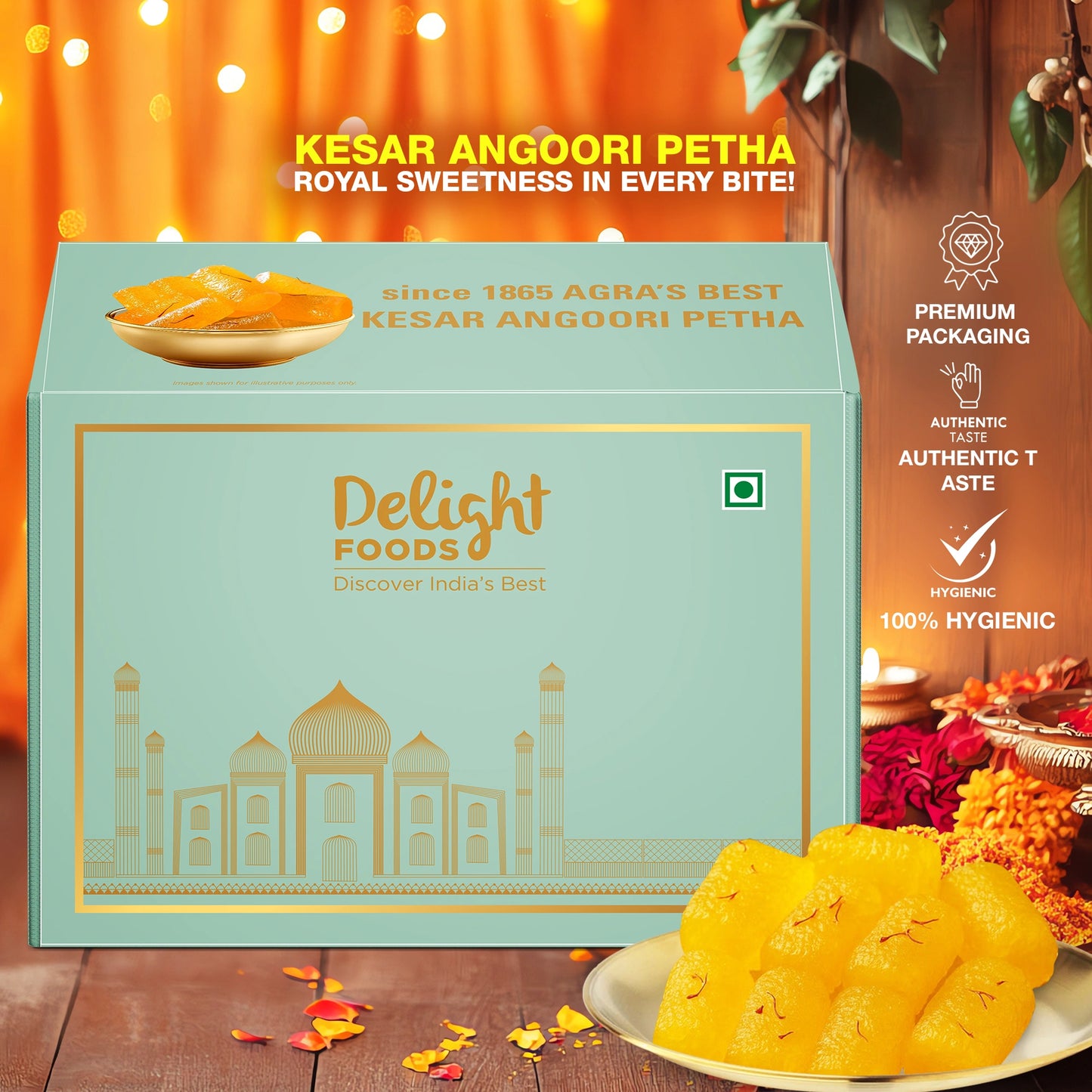 Kesar angoori petha