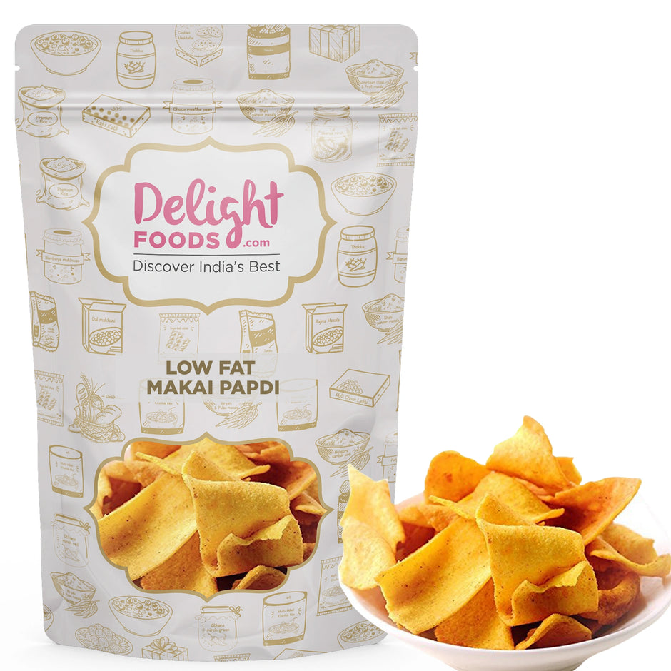 Low fat makai papdi