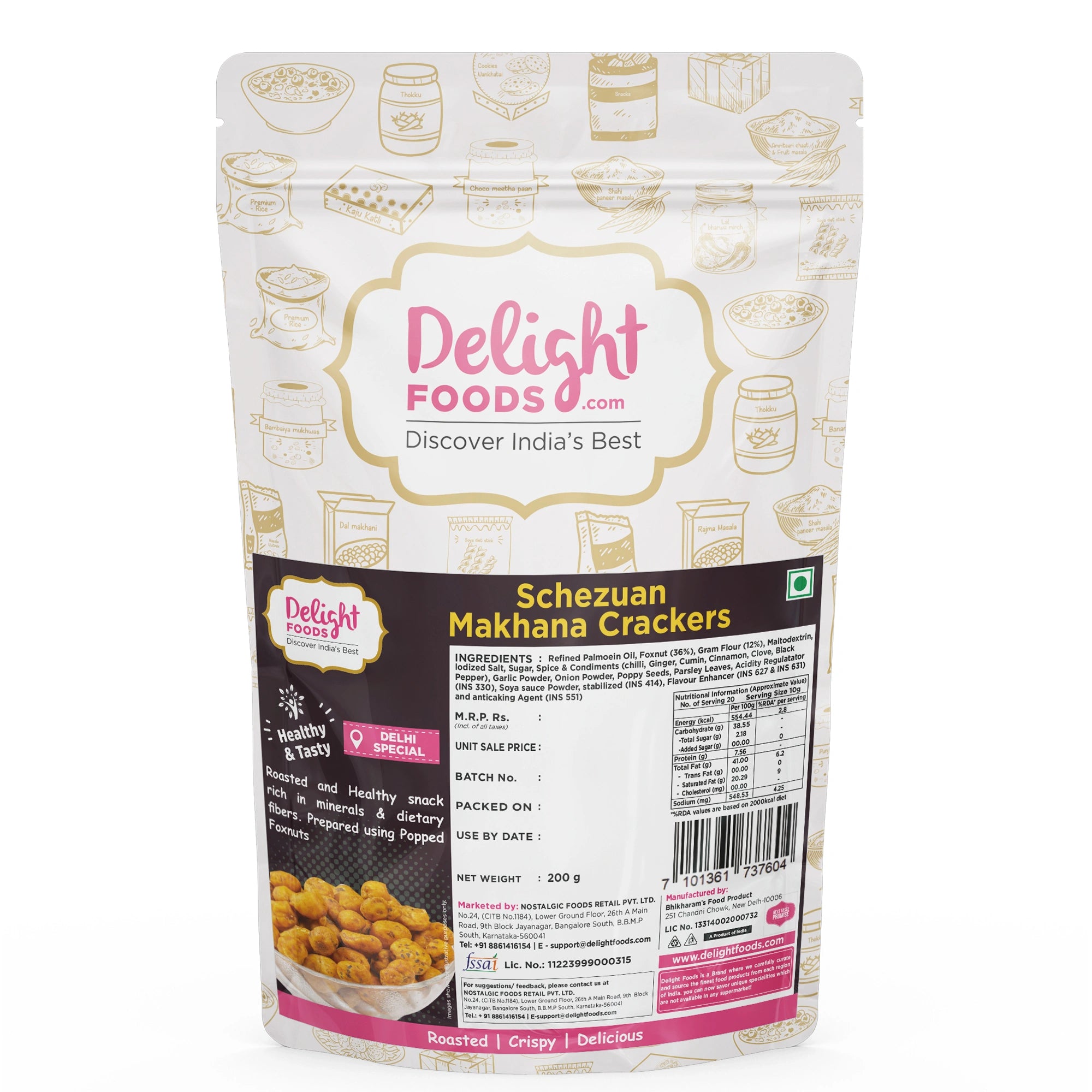 makhana crackers