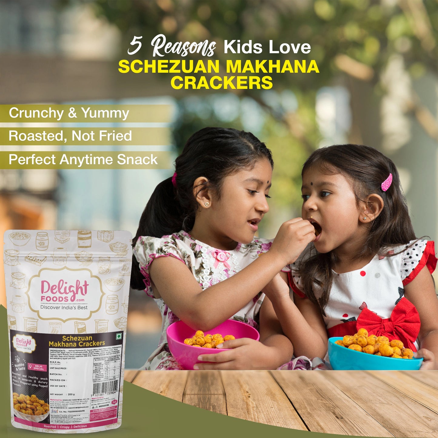 makhana crackers
