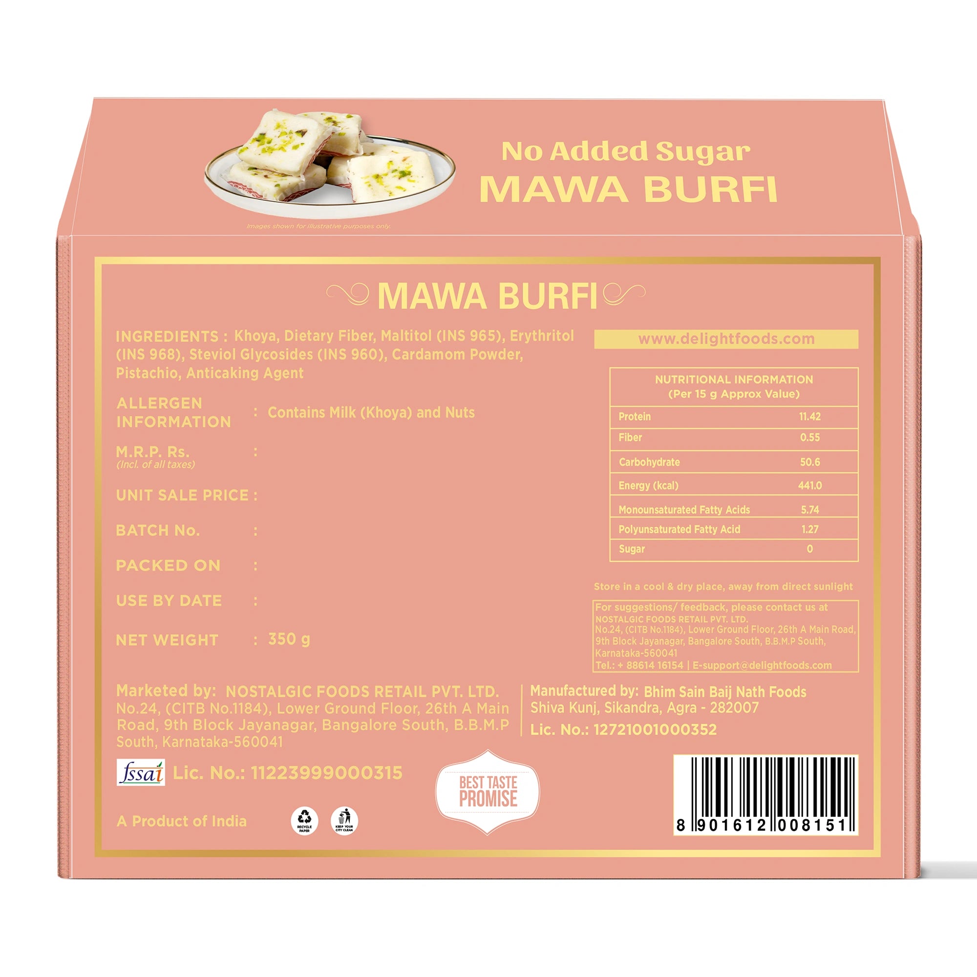 mawa burfi
