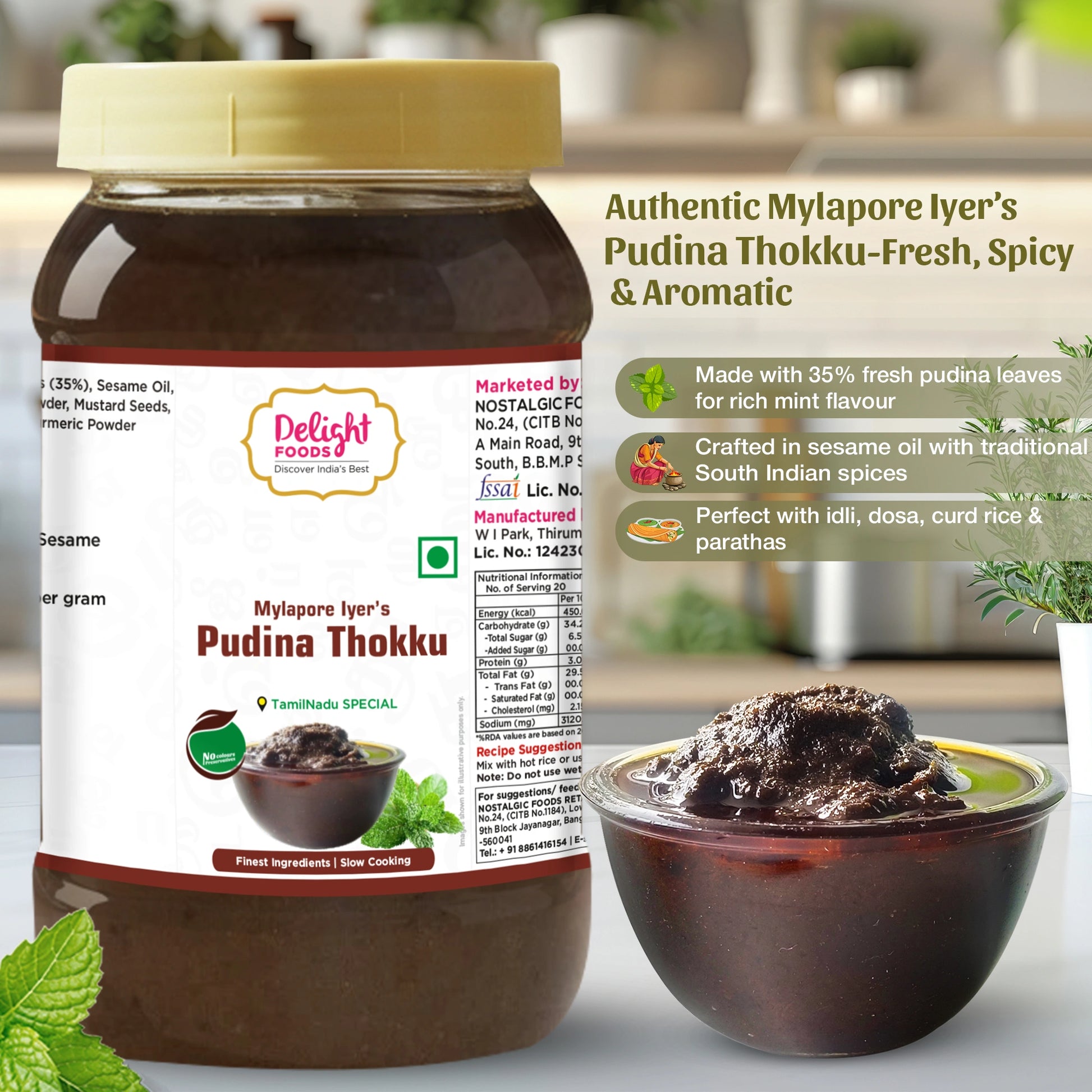 pudina thokku