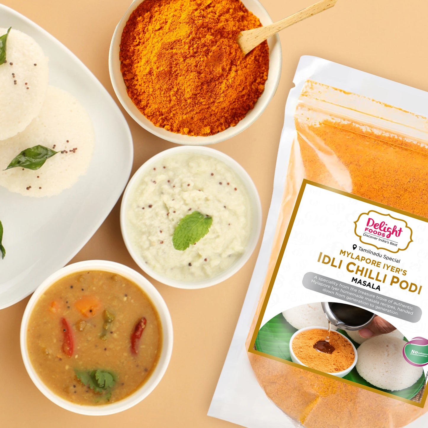 Mylapore Iyer's Idli Chilly Podi