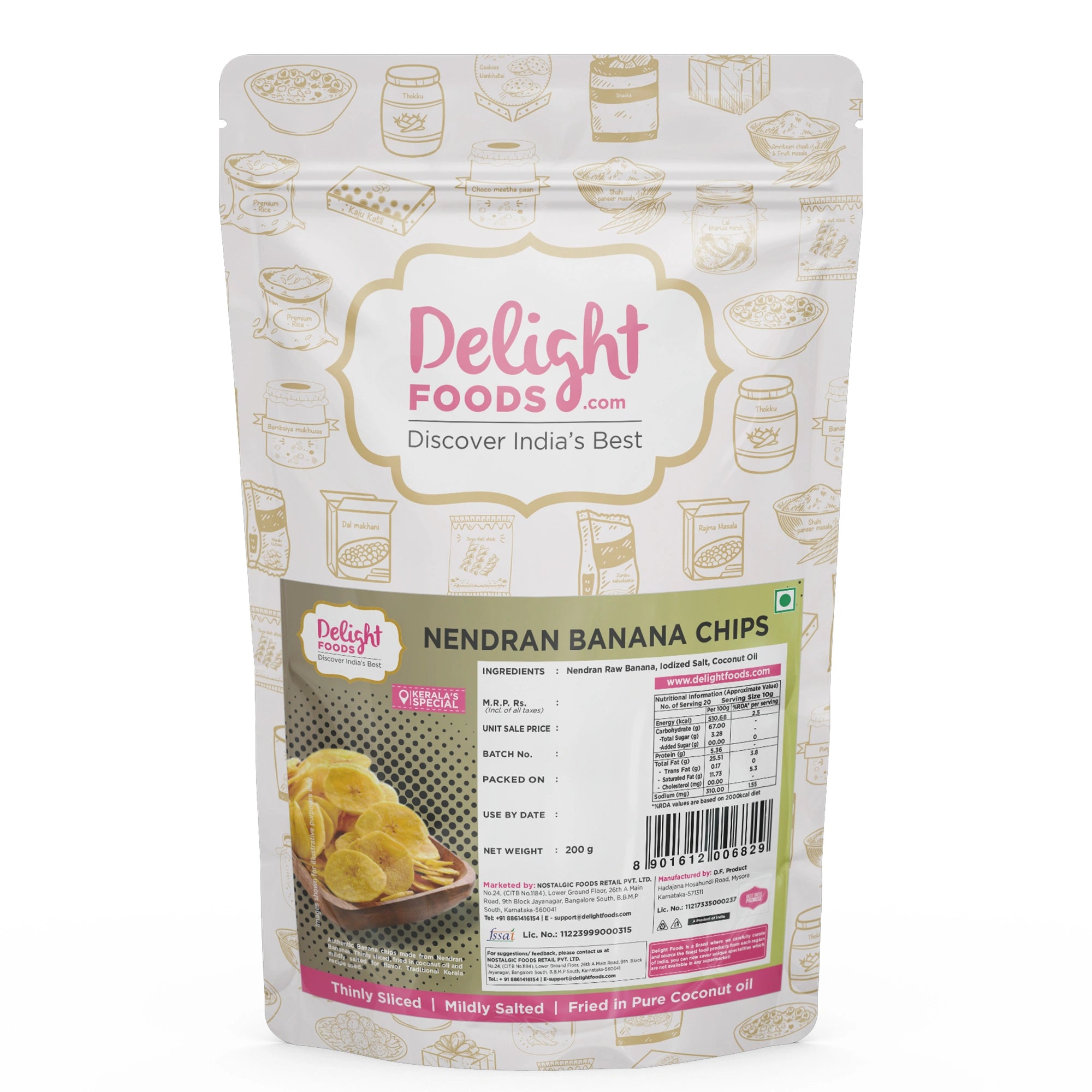 Delight Foods Nendran Banana Chips 