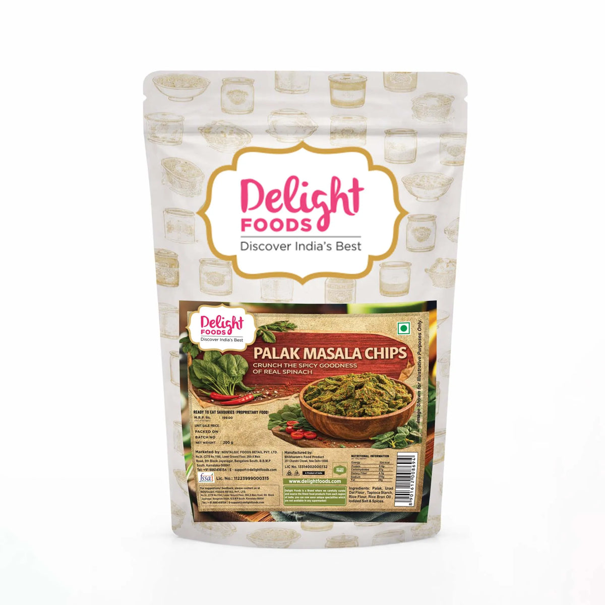 palak chips