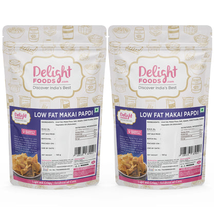 low fat makai papdi