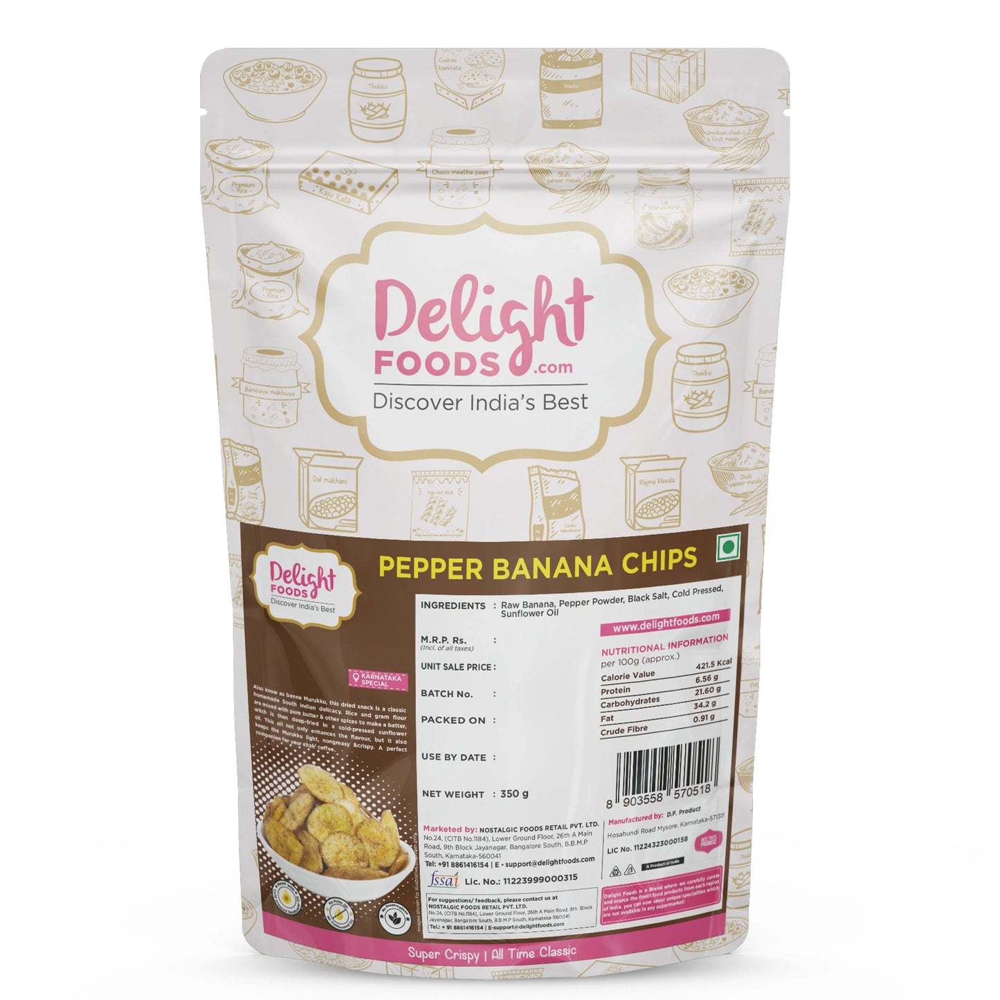 Pepper banana chips