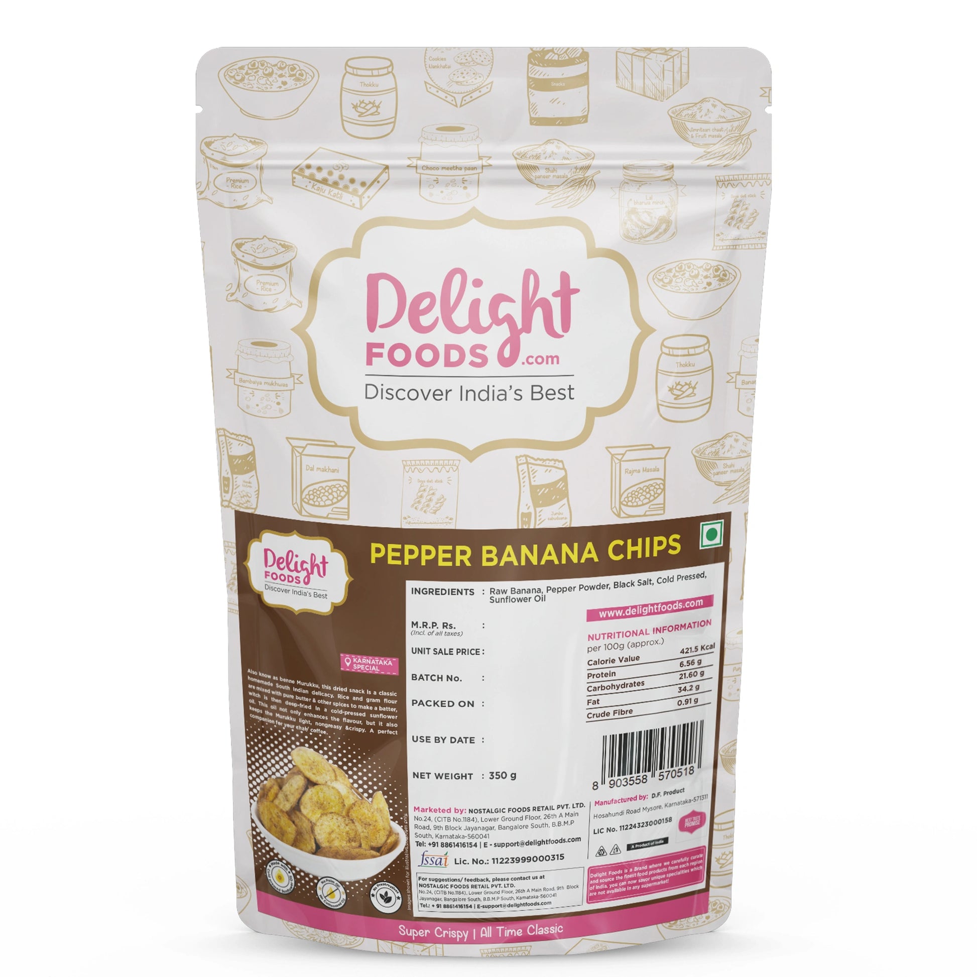 Pepper banana chips