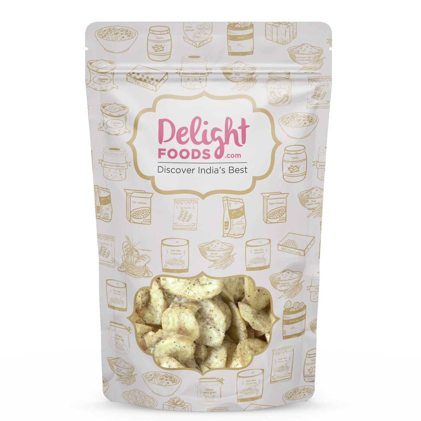 Pepper banana chips