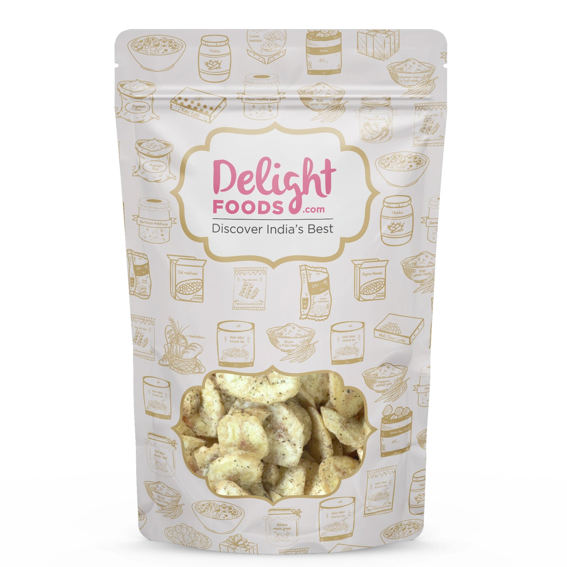 Pepper banana chips