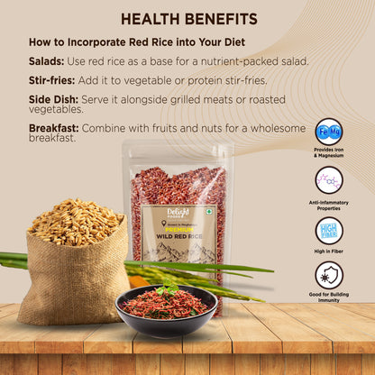 Premium Wild Red Rice -1 Kg