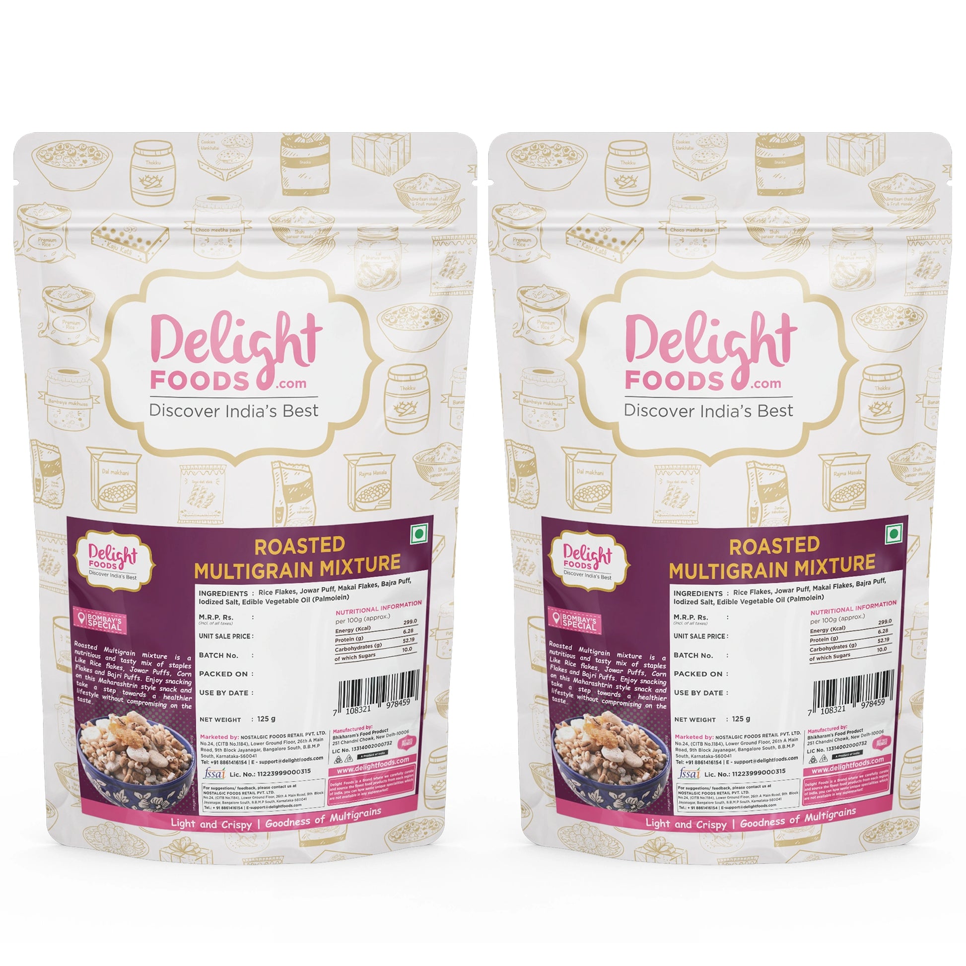 Roasted Multigrain Mixture two packets