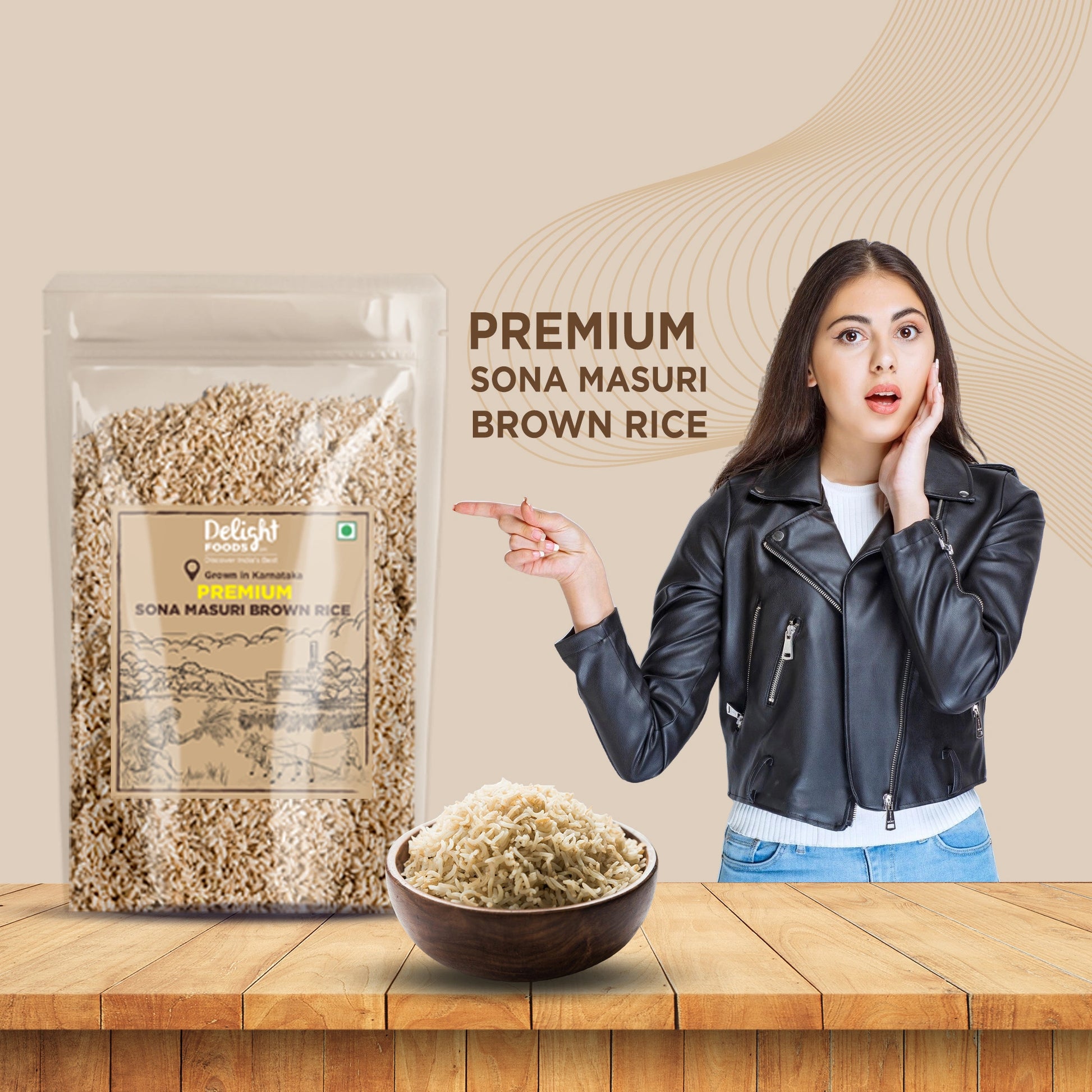 Premium sona masuri brown masuri