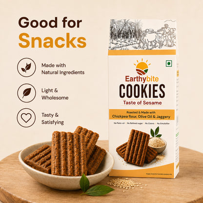 Sesame Cookies – Healthy Jaggery Snack - 200g
