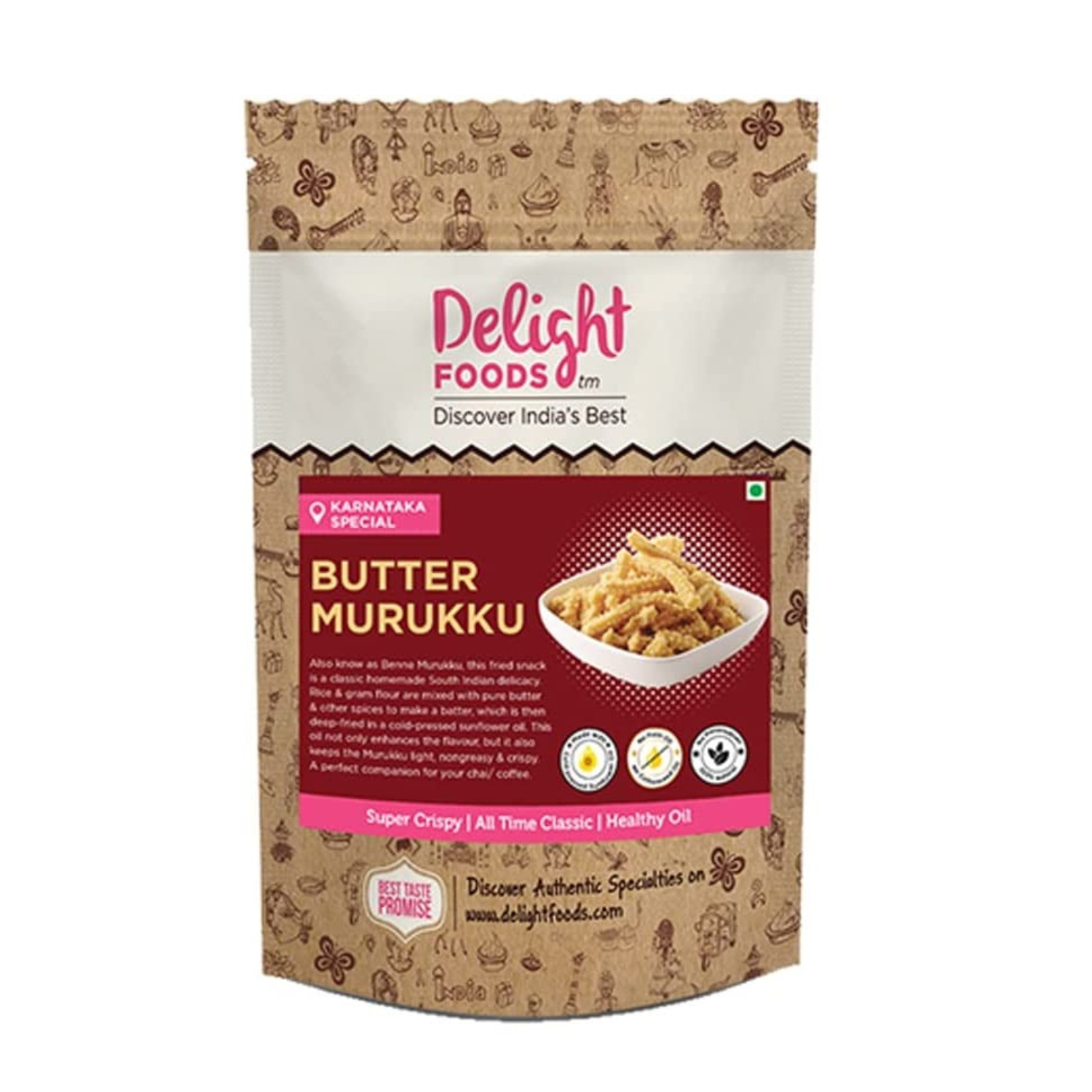 Butter Murukku - Delight Foods