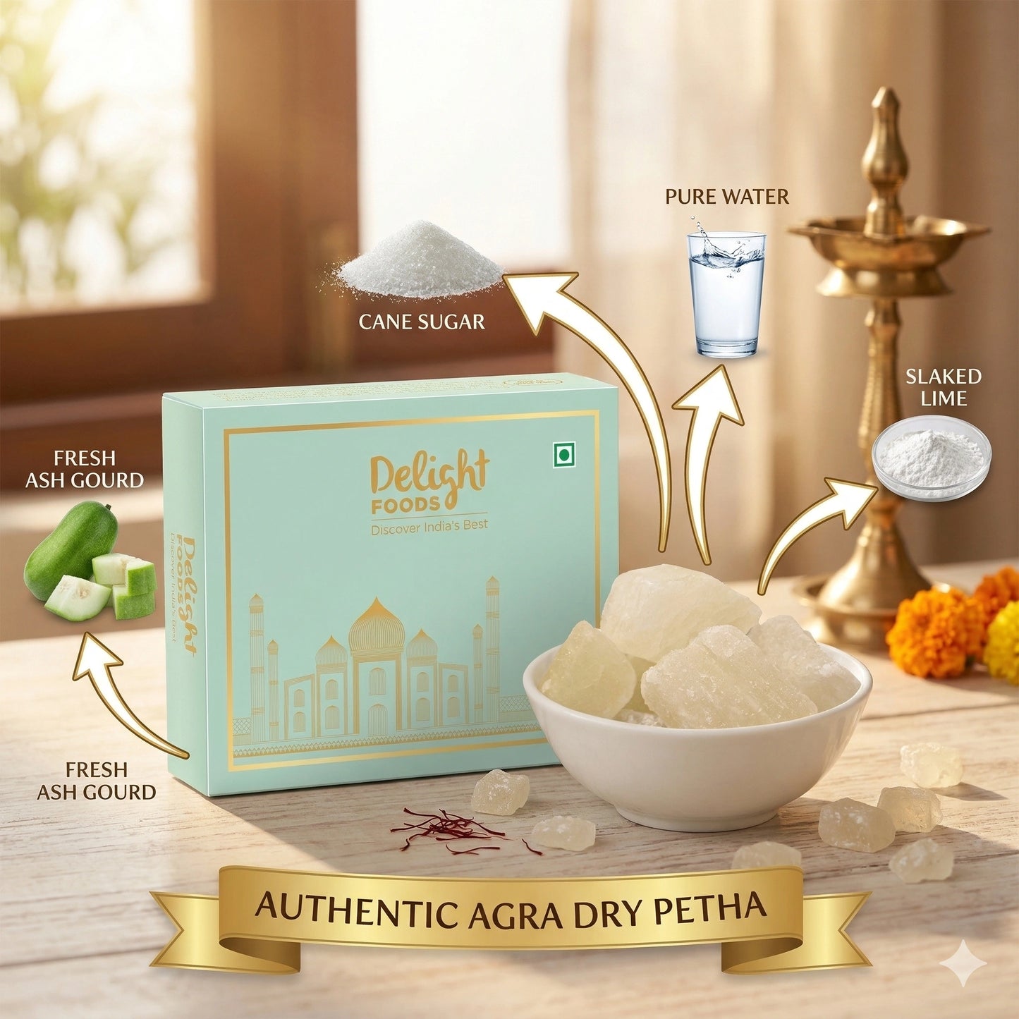 agra dry petha