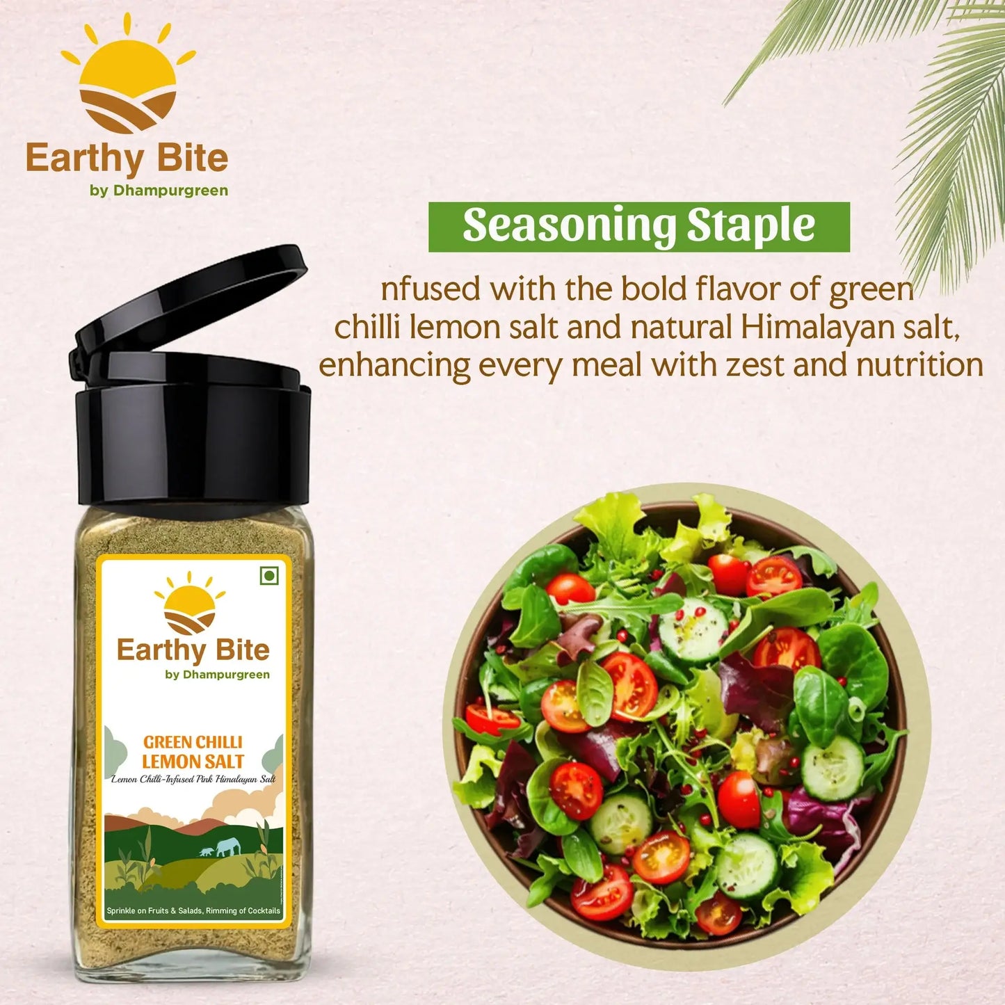 Green chilli lemon salt