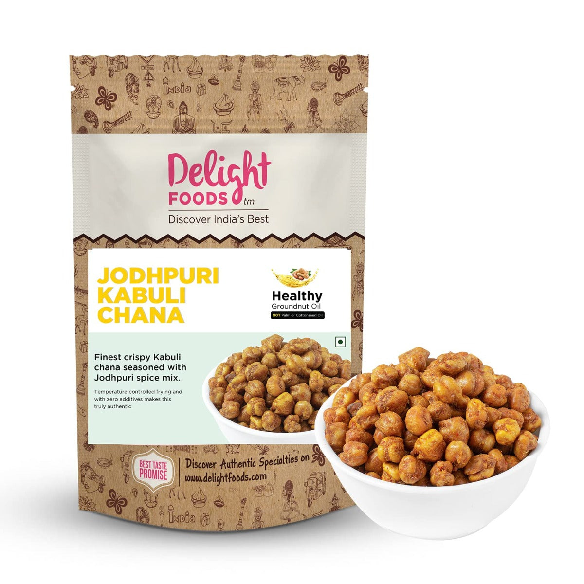 Jodhpuri Kabuli Chana 300g - Delight Foods