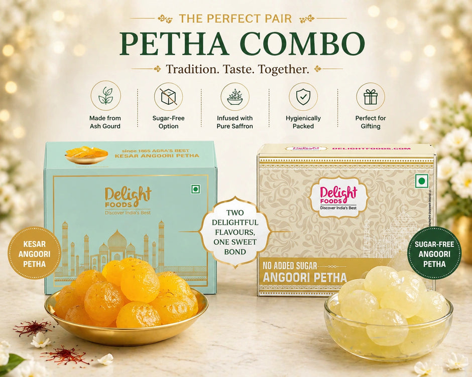 kesar angoori and sugar free  angoori petha