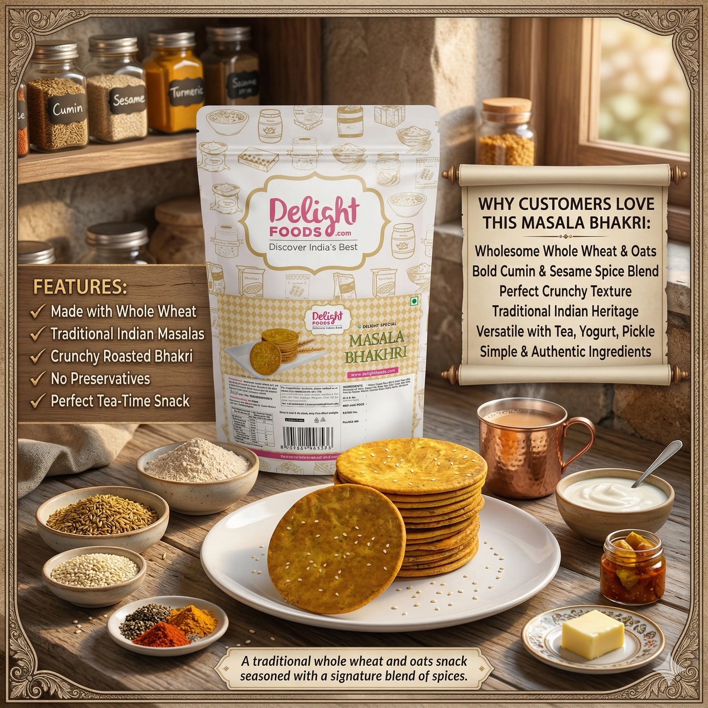 masala bhakri