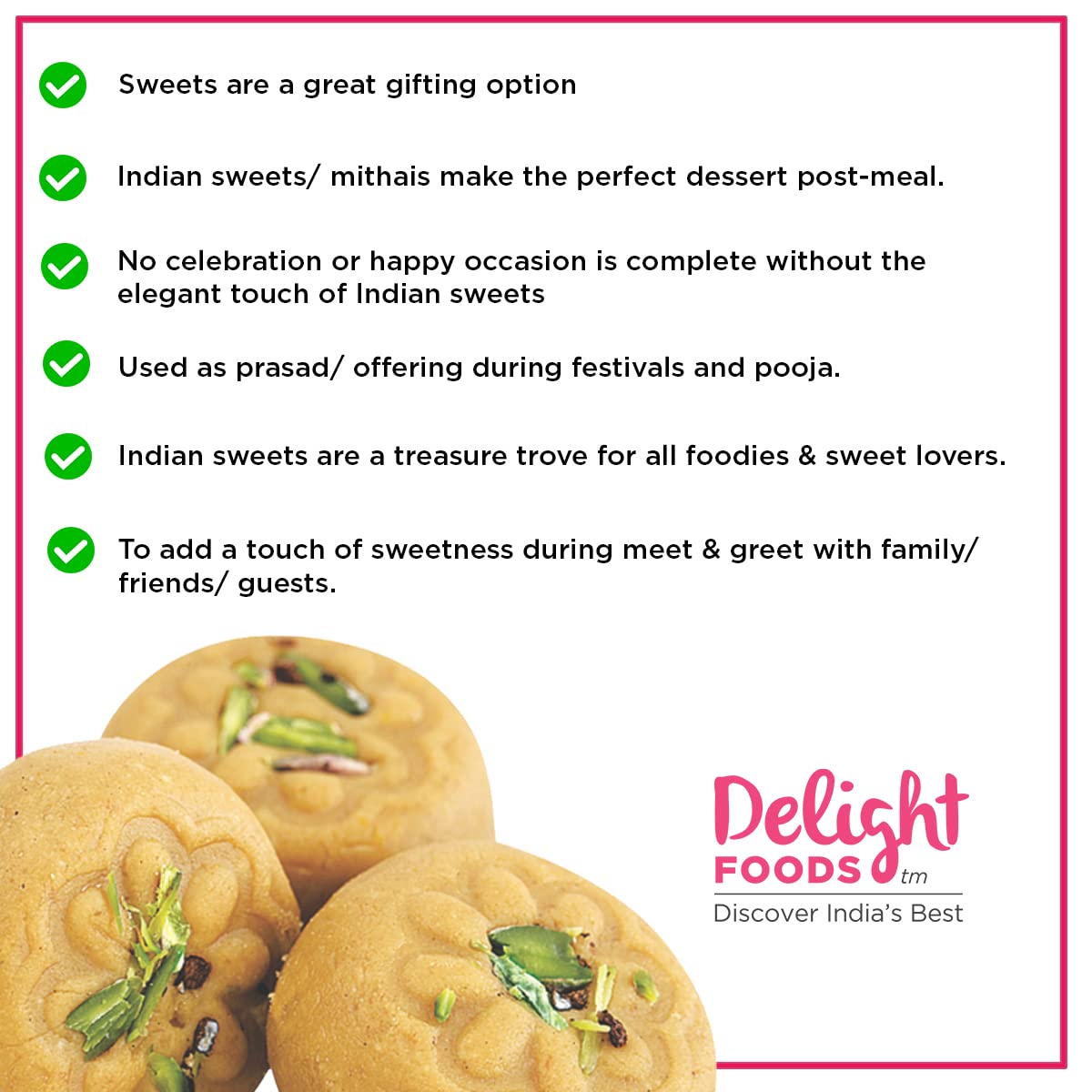 Doodh Peda 500g - Delight Foods
