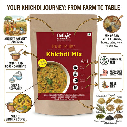 multi millet khichdi mix