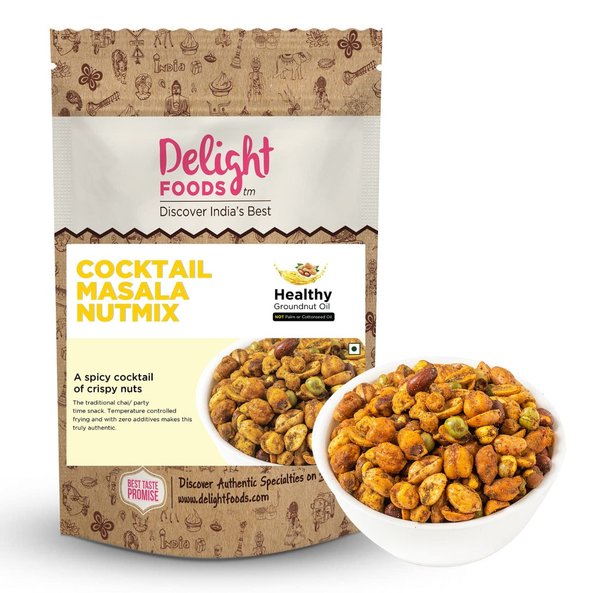 Cocktail Masala Nut Mix 300g - Delight Foods