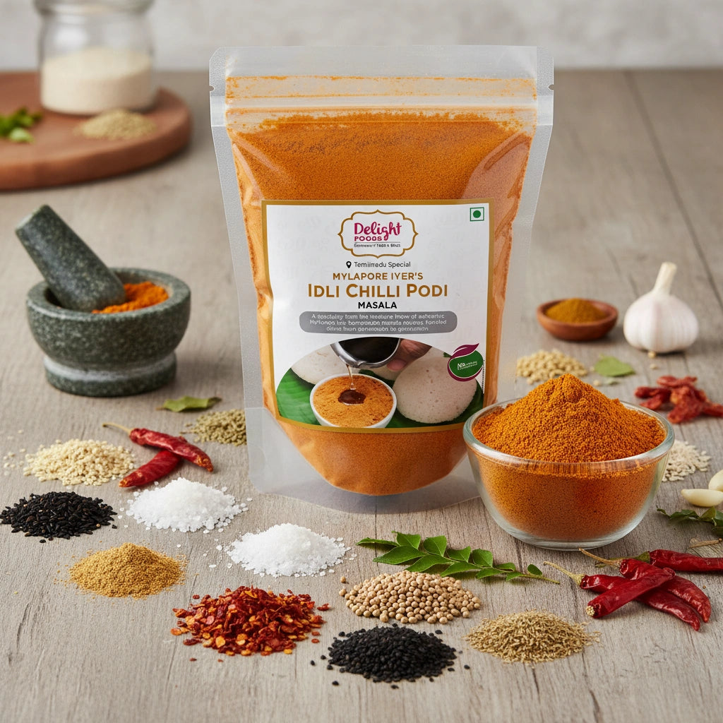 Mylapore Iyer's Idli Chilly Podi