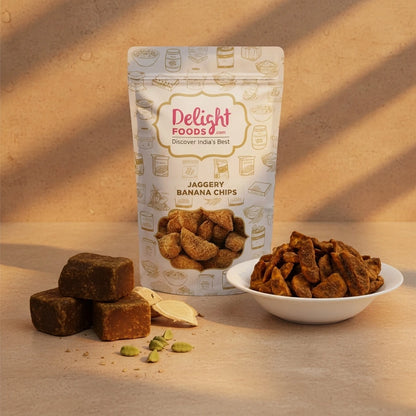 Jaggery Banana Chips (Sarkara Varatti) 250g