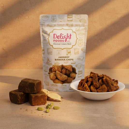 Jaggery Banana Chips (Sarkara Varatti) 250g