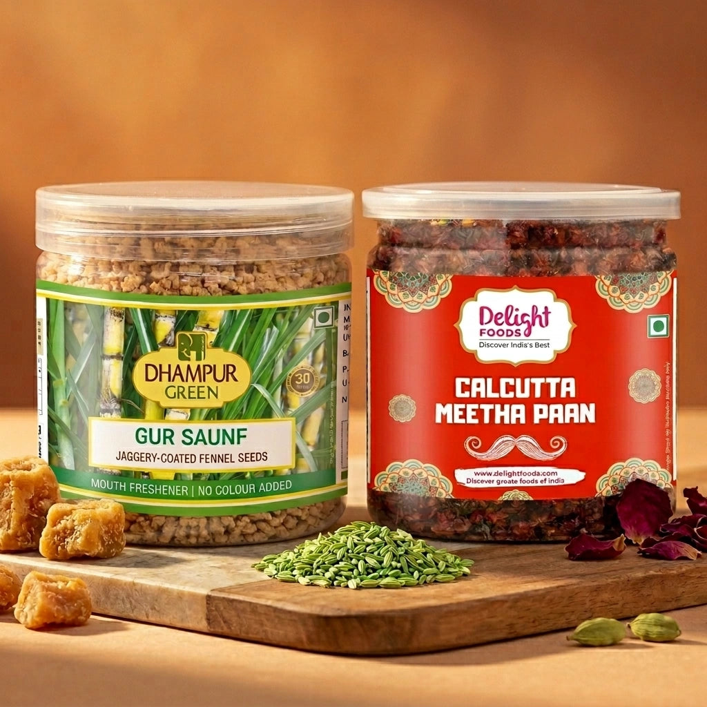 Gur Saunf (250g) + Calcutta Meetha Paan(300g)