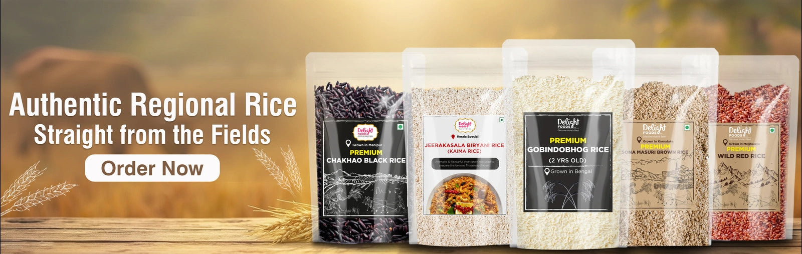 Regional rice banner