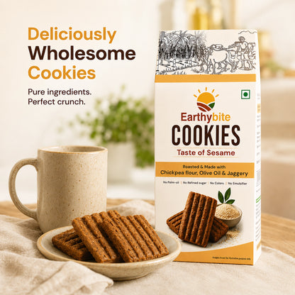 Sesame Cookies – Healthy Jaggery Snack - 200g