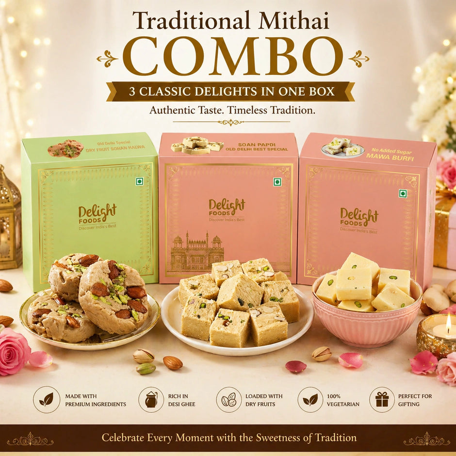 soan papdi, sohan halwa and sugar free mawa barfi
