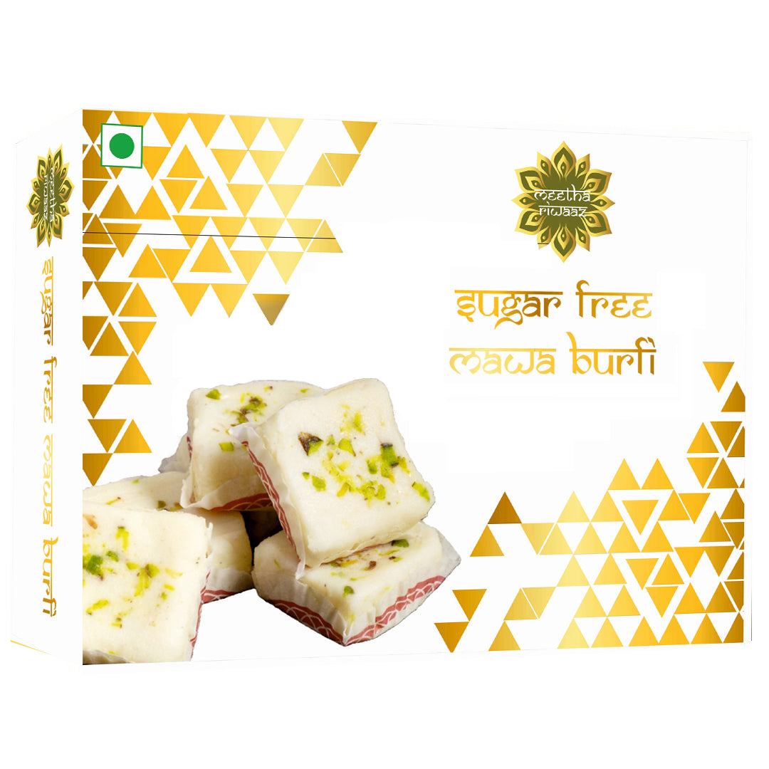 Sugar free Mawa Burfi 350g - Delight Foods