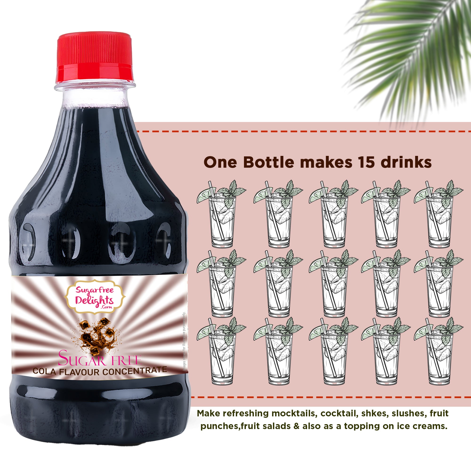 Sugar Free COLA Flavour Syrup