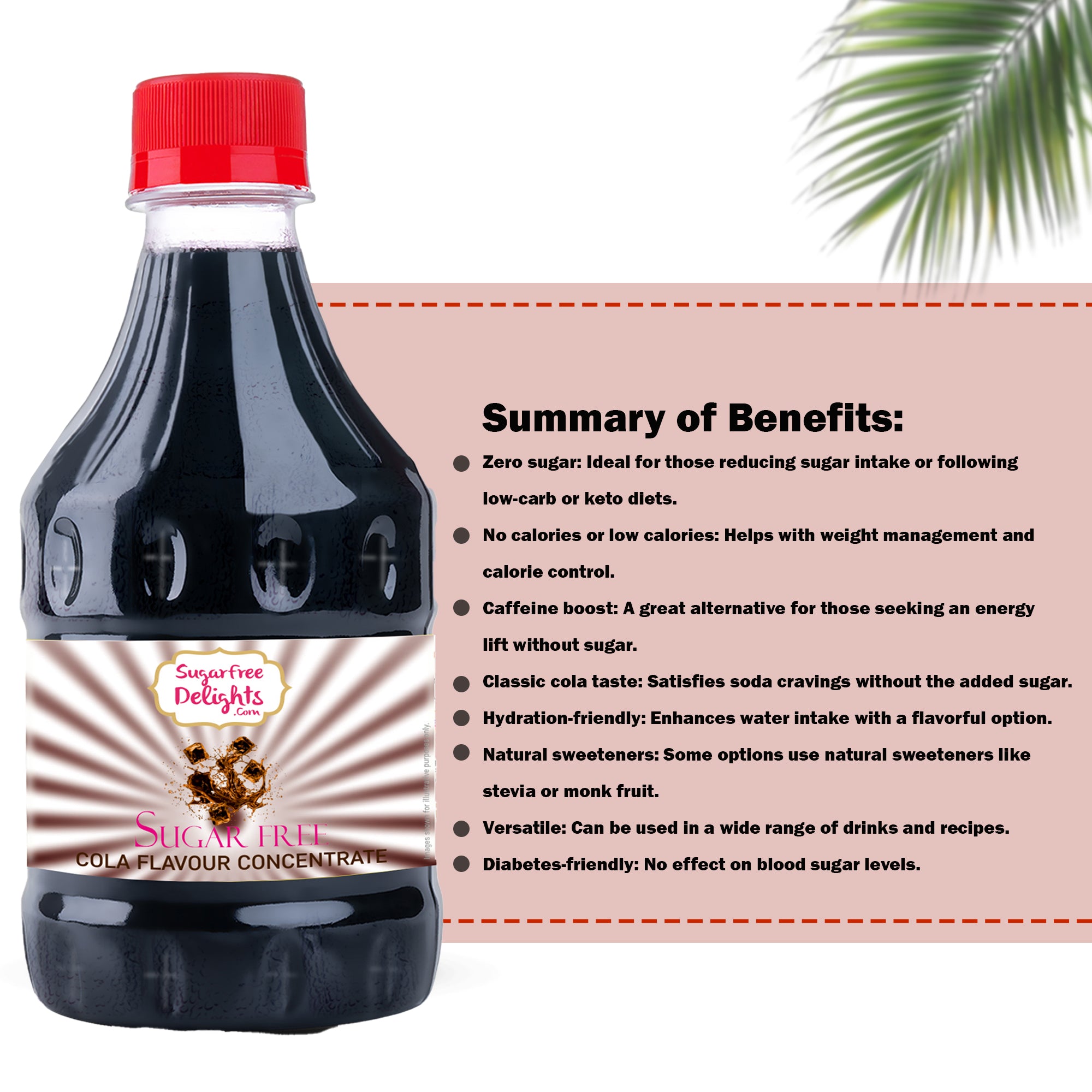 Sugar Free COLA Flavour Syrup