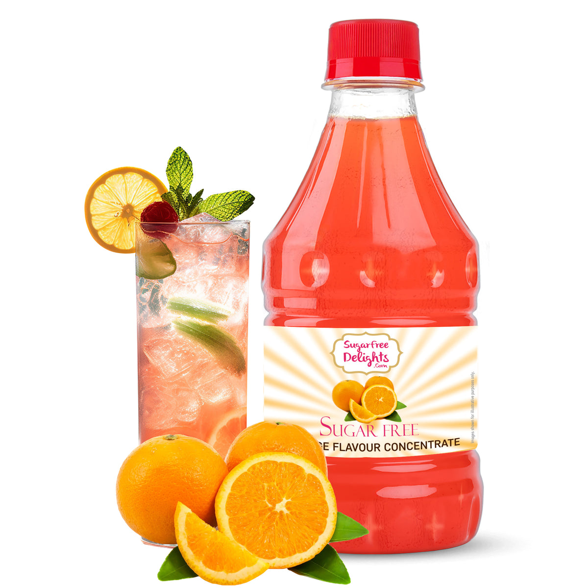 Sugar Free ORANGE Flavour Syrup 300 ml – Delight Foods