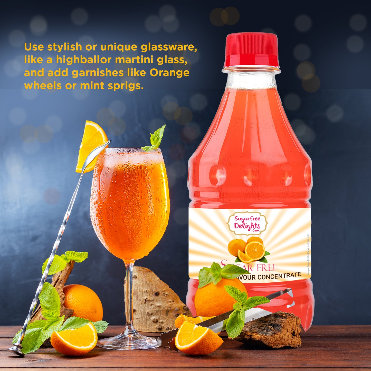 Sugar Free ORANGE Flavour Syrup