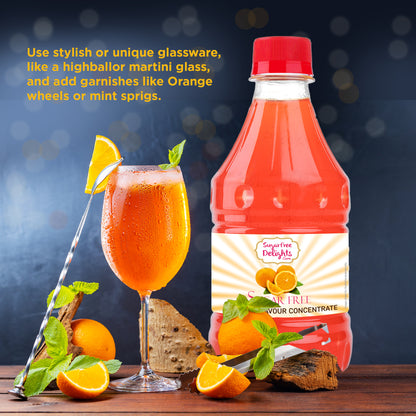 Sugar Free ORANGE Flavour Syrup