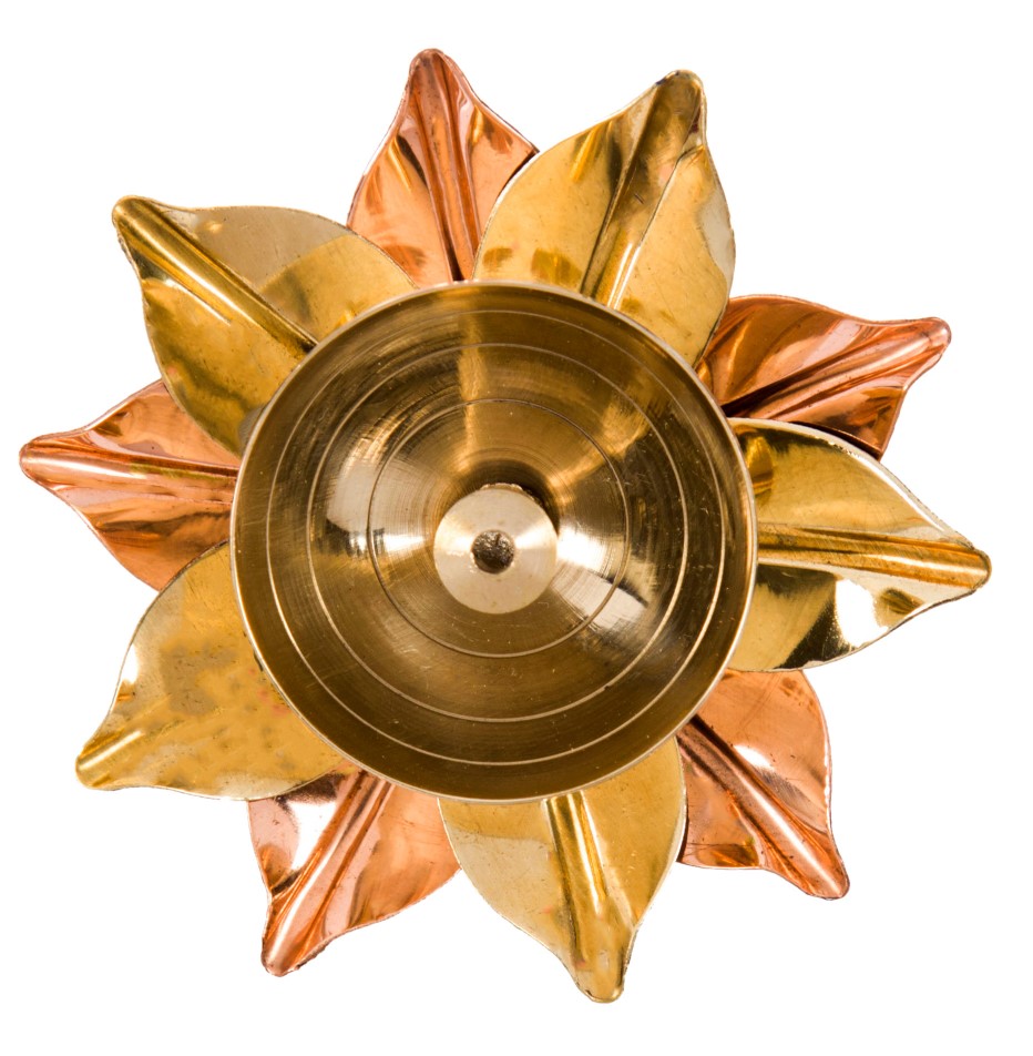Brass Lotus Diya/ Lamp
